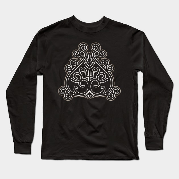 Tree of Life symbol. Siberian tribal pattern Long Sleeve T-Shirt by lents